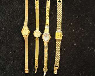 Sharp Quartz, Ann Klein II, Citizen Eco-Drive, and Seiko Quartz