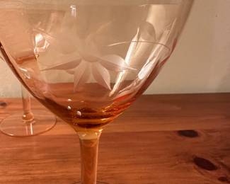 Pink Depression glass