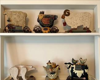 Vintage pull-along toys