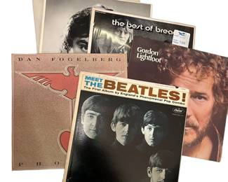Vintage vinyl records 