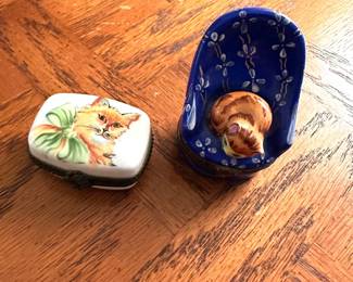 Limoges trinket boxes