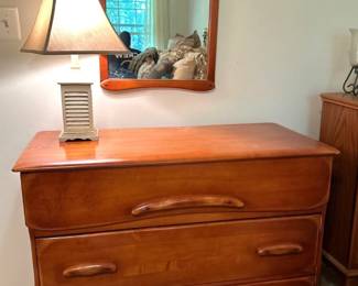 French and Heald Co. 3 drawer dresser and mirror