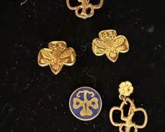 Girl Scouts membership pins
