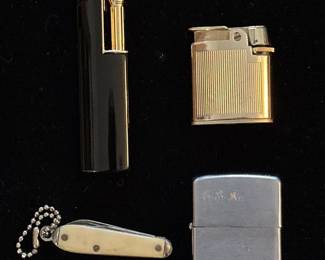 Lighters and pocket knives