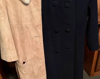 Vintage coats  my fav is the suede