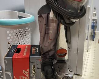 Kirby Sentra vacuum with carpet shampooing attachments and a new HEPA bag, other attachments 