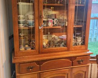 Lighted china cabinet