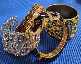 Very nice costume bracelets