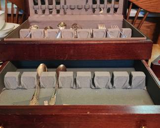 another silverplate dining set