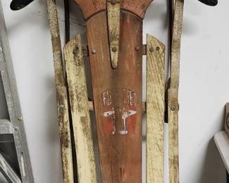 1940's Red Rocket sled