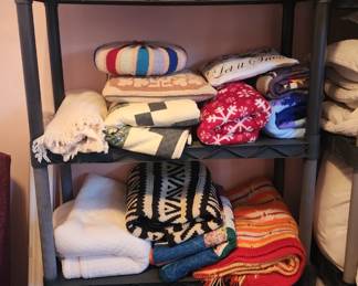 More blankets and stuffed animals 