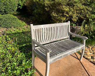 Teak bench