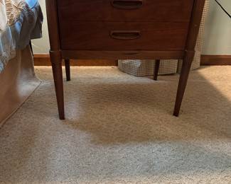 Pair of Lane MCM nightstands