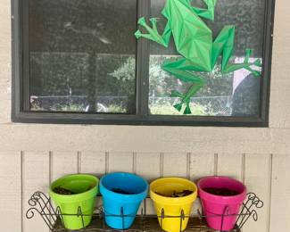 Origami frog