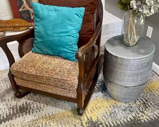 Antique rocking sewing chair.
