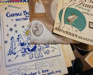 Sheet music from the 30's.