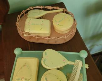 Vintage baby items from the 30s