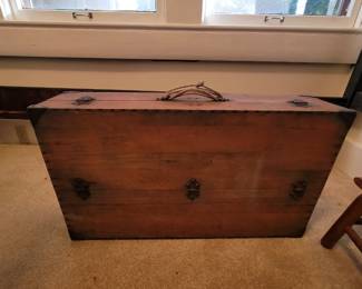 Large wooden case