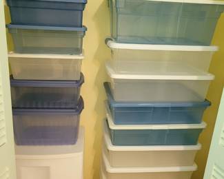 Lots of storage totes