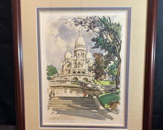 Aldo SacrCur, Paris Watercolor