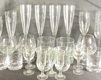 Assorted Drinkware In Varying Sizes 