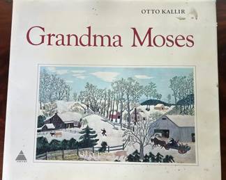 Vintage Grandma Moses Large Hardback Book