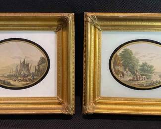 Two Early Prints of Boston No sign or authentication