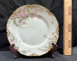 8 Limoges Medium Plates Feu de Four Pattern 