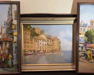 Adele Smith , 3 Original Paintings 