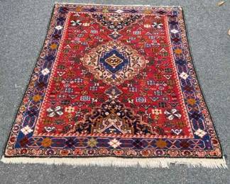 Hand Knotted Wool Multi Color Rug