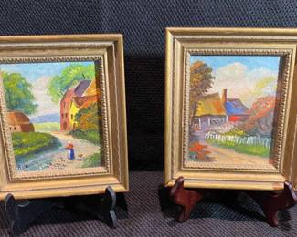 2Carol Roth, Hand Painted Oil Painting
