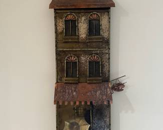 Curtis Jere Parisian Cafe Metal Wall Sculpture