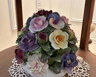 Aynsley Bone China Flower Basket
