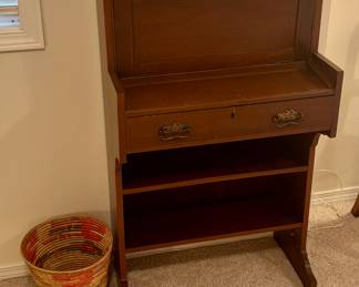 Victorian Secretary Desk With Shelving
