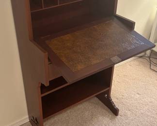 Victorian Secretary Desk With Shelving
