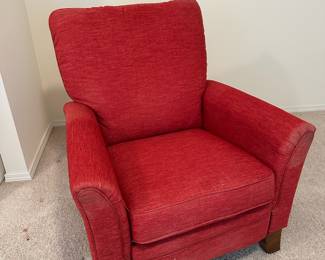 La-Z-Boy Red Upholstered Recliner