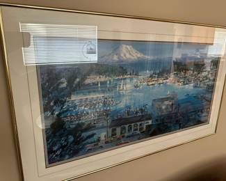 Framed Print "Gig Harbor" by Marshall Lysander