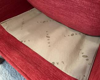 La-Z-Boy Red Upholstered Recliner