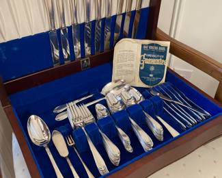 1847 Rogers Bros. Silverplate Flatware Set
