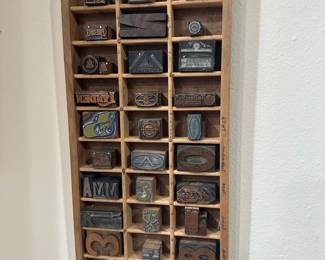 Letterpress Printing Blocks