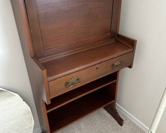 Victorian Secretary Desk With Shelving
