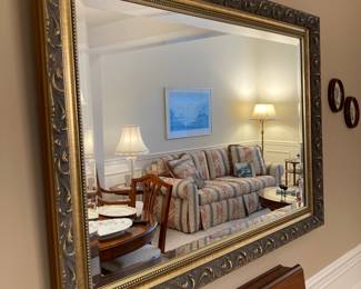 Rectangular Ornate Wall Mirror