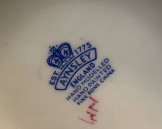 Aynsley Bone China Flower Basket
