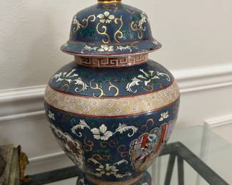 Chinese Floral Design Ginger Jar