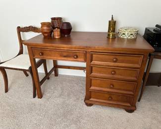 Five-Drawer Pedestal Desk