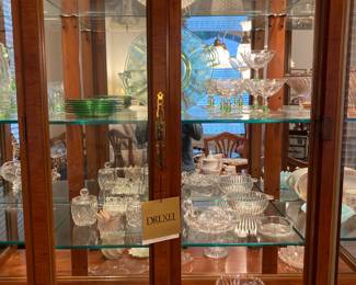 Drexel Glass Front China Cabinet