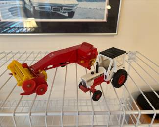 Corgi Toys David Brown 1412 Tractor with JF Combine Attachment