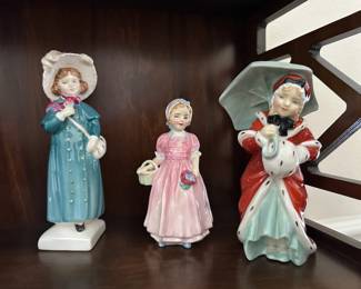 Royal Doulton Figurines – Carrie, Tinkle Bell, Miss Muffet