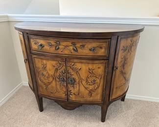 French Style Two Door Demilune Chest