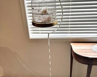 Ornate Birdcage with Stand
